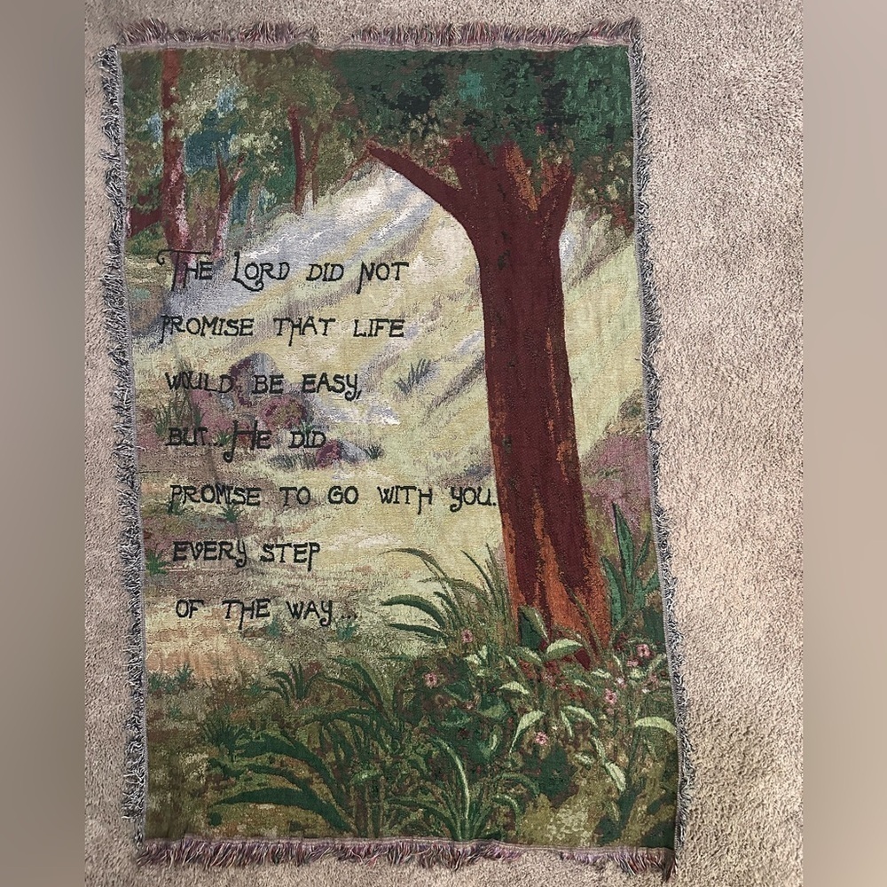 Handnit custom throw